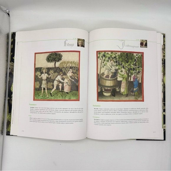 NEW TACUINUM SANITATIS Medieval Health Oversized TableBook (5 lbs. 9 oz.) - Picture 4 of 5